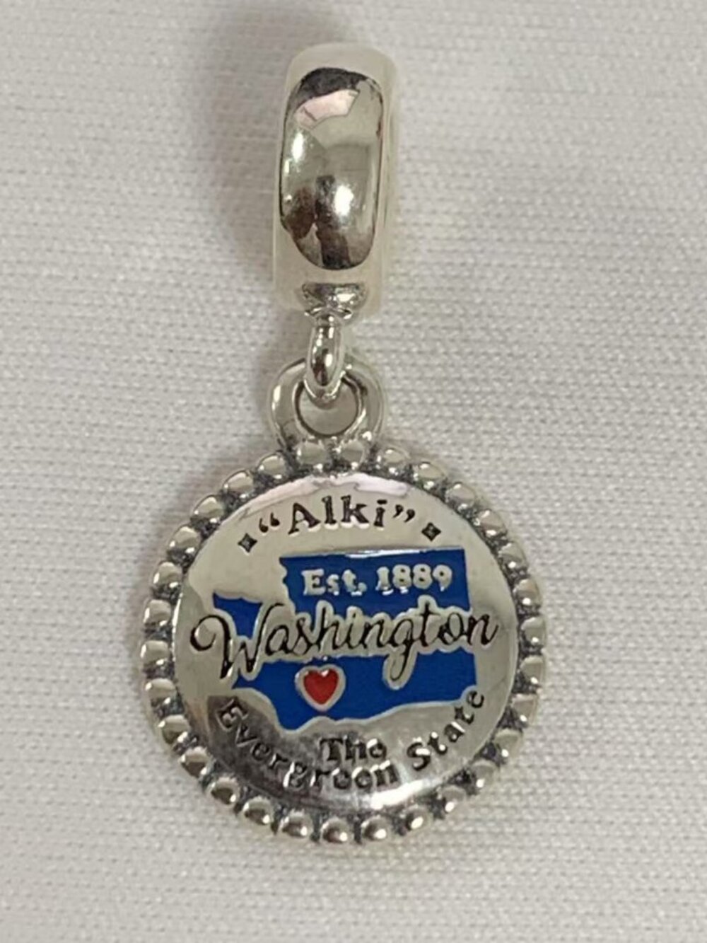 Pandora Washington Exclusive Charm Pendant, S925 Silver Jewelry